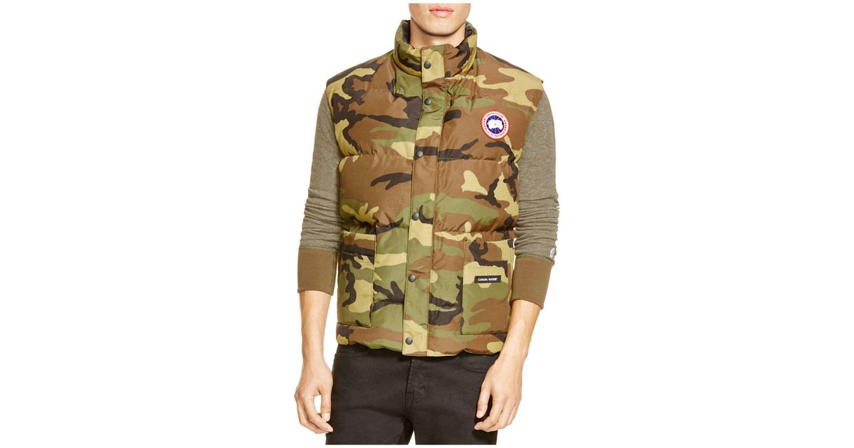 Canada Goose Goose Freestyle Down Vest in Green for Men - Lyst
